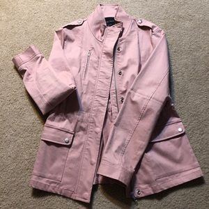 Blush Pink Cargo Jacket